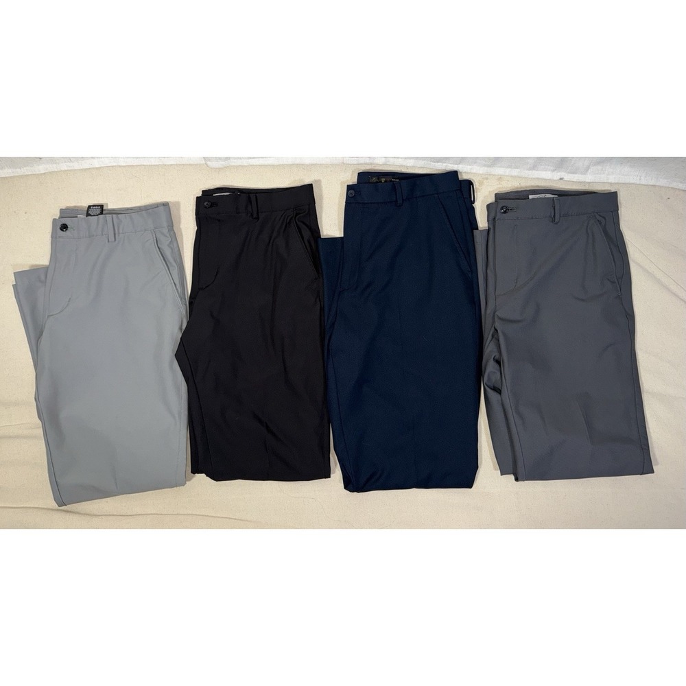 Greg Norman Golf‎ Pants 36x30 Performance Active Stretch Trousers Lot of 4